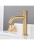 Fırça Altın Tek Tek Soğuk Havza Musluğu 304 Malzeme Havzası Banyo Lavabo Musluğu Su Yıkama Mikseri Tap-A (Yurt Dışından) 2