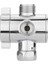 1/2 Inç 3 Yollu T-Adaptor Saptırıcı Valf Ayarlanabilir Duş Başlığı Kol Monte Edilmiş Sapma Valfi Banyo Donanım Aksesuarı (Yurt Dışından) 4