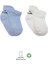 Nessiworld 2'li Sneakers Smile Penye Çorap BS20106 Mavi Ekru 1