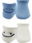 Nessiworld 2'li Sneakers Smile Penye Çorap BS20106 Mavi Ekru 2