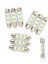 10X 36MM Lamba Ampul 3 LED 5050 Smd Beyaz Araba Kubbesi Festoon (Yurt Dışından) 1
