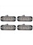 4pcs 4 LED Amber Recovery Flaş Işıkları 12V 24V Turuncu Izgara Arızası Yanıp Sönüyor (Yurt Dışından) 4