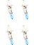 4 x H1 Xenon Beyaz Ampul Halojen Lambası 12V Araba (Yurt Dışından) 5