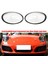 Araba Far Gölgesi Porsche Için Sol Ön Açık Lens Kapağı 991 911 Targa/carrera 2012-2018 Şeffaf Siyah Kenar (Yurt Dışından) 4