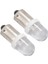 40PCS BA9S 1895 H6W 53 57 Sünolet LED Ampuller Araba Haritası Lambası Için 12V Beyaz (Yurt Dışından) 1