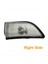 Yan Ayna Dönüş Sinyali Işık Lens Kapağı Volvo XC60 2009-2013 Dikiz Aynası Göstergesi Lamba Kabuğu 31217288 L (Yurt Dışından) 4