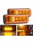 8 Pcs 3 9 Inç 3 Leds Kamyon Trailler Ön LED Yan Işaretçi Işık Göstergesi Lamba Kaya Işığı Römork Tekne-Amber (Yurt Dışından) 5