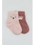 Nessiworld Bear Penye Soket Çorap 2'li BS10116 Pembe 2