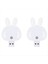 2pcs USB Okuma Lambası, Mini Tavşan Gece Işığı, Akıllı Ses 3 Renkli Masa Lambası Yatak Odası Çocuk Odası Beyaz (Yurt Dışından) 5