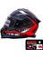 FG601 Kask Full Face Motosiklet Neon Turuncu Parlak Çift Vizör UV Bluetooth Yuvalı ECE 22.06 MIPS 7