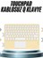 Android ve Ios Uyumlu Bluetooth Klavye Touchpad Slim Kablosuz Wifi Q Klavye 2