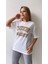 Kabartmalı Cute Daisy Tişört Ekru Bej 3