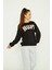 Hope Yazılı Sweatshirt Siyah 6