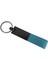 Turkuaz Deri Metal Anahtarlık 1