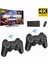 Retro Game Stick Çift Kol Kablosuz Atari Oyun Konsolu 2.4g Uyumlu 2