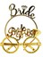 Bride Yazılı Taç ve Bride To Be Yazılı Gözlük Seti Altın Renk 1