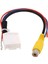 3x 16 Pin Arka Görünüm Kamera Adaptör Kablosu Park Parkı Yedekleme Video Kablosu Adaptörü Gezinme DVD Toyota Camry 7th (Yurt Dışından) 3
