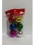 Yılbaşı Süsleri 6 Lı Set Renkli Parlak Toplar 3,5 cm Ağaç Süsü 1