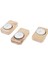 Ahşap Ağaç Tealight Mumluk Dekoratif Mumluk Mum Standı 3&apos;lü Set 1