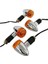 Motosiklet Turn Sinyalleri Honda Kawasaki Suzuki Yamaha Bobber Chopper (4pcs) Için Krom Mermi Ön Arka Işıklar (Yurt Dışından) 1