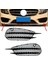 Mercedes-Benz W205 C-Serisi Için C180 C200 C260 2015-2018 Set L+R Ön Tampon Sis Lambası Izgara Izgara Ekle Yüz Çubuğu Kapağı (Yurt Dışından) 3