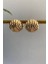 Gold Midye Tasarım Küpe – Vintage Görünümlü Şık ve Zamansız Kadın Küpe 4