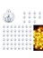 60PCS LED Balon Işıkları, Mini LED Işık Sıcak Beyaz, Kağıt Fener Için LED Balon Işığı, Balon Işığı, Doğum Günü Partisi (Yurt Dışından) 2