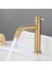 Fırça Altın Tek Tek Soğuk Havza Musluğu 304 Malzeme Havzası Banyo Lavabo Musluğu Su Yıkama Mikseri Tap-A (Yurt Dışından) 4