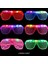Işıklı Panjur Şeritli LED Parti Gözlüğü 6 Renk 6’lı Set 1