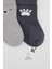 Nessiworld Bear Penye Soket Çorap 2'li BS10116 Gri 3