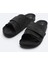 Erkek Siyah Tek Bantlı Hafif Rahat Taban Sandalet Terlik A51Y8302 9