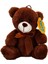 0998 Sun-Jhn-Pff-Sk Peluş Ayı Oturan Kurdeleli 21CM 2r 3