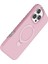 Apple iPhone 16 Pro Regal Magsafe Standlı Kapak - Açık PEMBE-(5796) - MR000K-1FDLM1 3