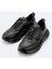 Erkek Siyah %100 Deri Esnek Taban Hafif Casual Ayakkabı A52Y8018 11