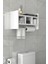 Tuvalet Üstü Banyo Rafı – 3 Katlı Kolay Montajlı Organizer (Beyaz / Sonomo) 3