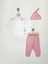 Kız Bebek Çıtçıtlı Body 3'lü Set 1
