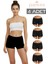 Kadın Boxer 4’lü Set – Pamuklu, Iz Yapmaz ve Nefes Alan Kumaş – Siyah Renk 1