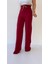 Ayrobin Keten Rahat Pantolon Bordo 1