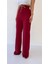 Ayrobin Keten Rahat Pantolon Bordo 6