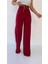 Ayrobin Keten Rahat Pantolon Bordo 7