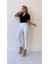 Toparlayıcı Skinny Jean Ekru 5