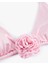 Gül Aplike Detaylı Üçgen Bikini Üstü 3