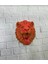 Gold Red Aslan Başı Duvar Aksesuarı 3