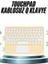 Android ve Ios Uyumlu Bluetooth Klavye Touchpad Slim Kablosuz Wifi Q Klavye 2