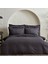 Uniq %100 Pamuk Saten King Size Nevresim Takımı Antrasit 1