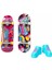 HXL17 Hot Wheels Skate Retro Temalı Ikili Parmak Kaykay ve Ayakkabı Paketi 4