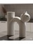 3D Baskı Minimalist Kedi Figürlü Dekoratif Vazo – Modern Tasarım Ev & Ofis Aksesuarı 1