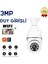 Akıllı Kablosuz IP Kamera Wifi 360 Derece Hareketli Gece Görüş Ses Kayıtllı Ampul Kamera Güvenlik Kamerası 3