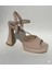 K051 Ten 12 cm Platform Topuklu Kadın Ayakkabı 1