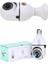 Güvenlik Kamerası Wi-Fi Özellikli 360 Derece Full Hd 1080P Ampül Kamera 4
